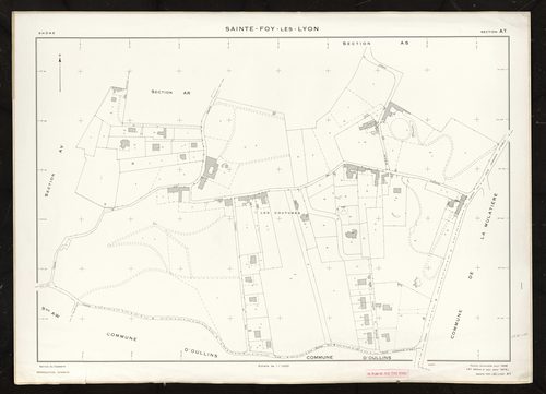 Section AT. Cadastre révisé pour 1968. 2e édition à jour pour 1978.