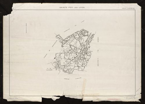 Tableau d'assemblage (TA). Cadastre révisé pour 1968. 2e édition à jour pour 1978.