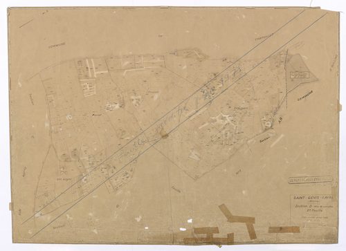 Section D dite de Lorette 2e feuille. Plan révisé pour 1946. Feuille rééditée pour 1978.