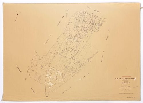 Section C feuille n°1. Plan révisé pour 1946. 2e édition à jour pour 1978.