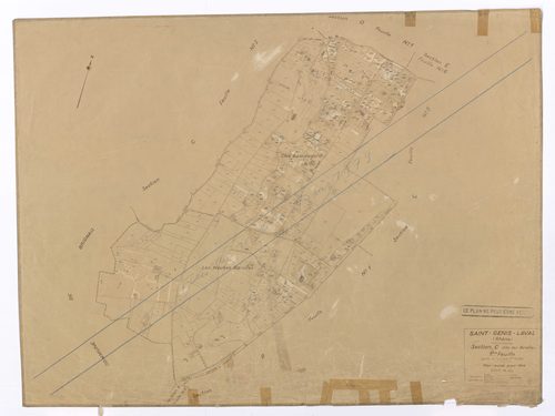 Section C dite des Barolles 1ère feuille (partie de l'ancienne 1ère feuille). Plan révisé pour 1946. Feuille rééditée pour 1979.
