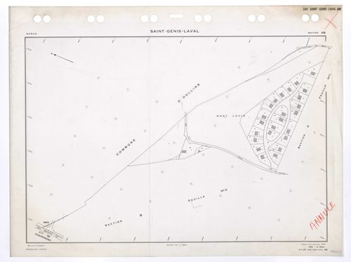 Section AB. Feuille renouvelée pour 1972. 3e édition 1979. Plan annulé.