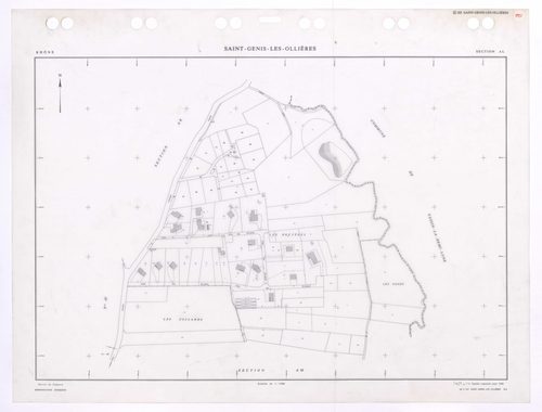 Section AL. Feuille remaniée pour 1990.
