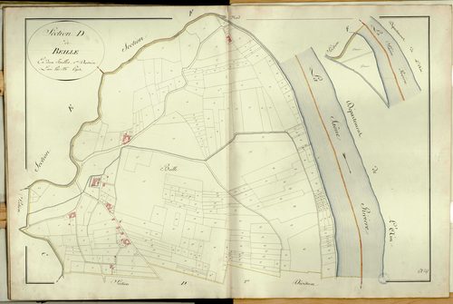 Section D dite de Beille, feuille n°1.