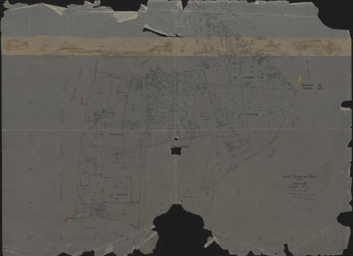 Section B feuille n°2. Plan révisé pour 1953.