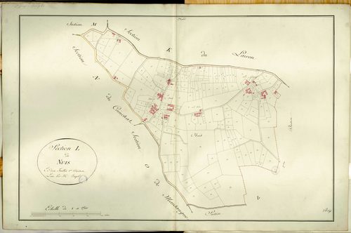 Section L dite du Bois-Tarron, feuille n°1.