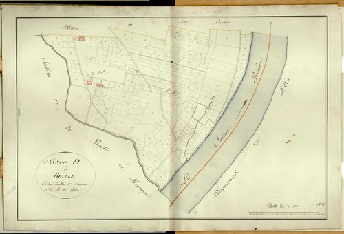 Section D dite de Beille, feuille n°2.
