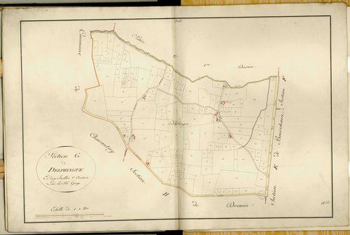 Section G dite de Delphingue, feuille n°2.