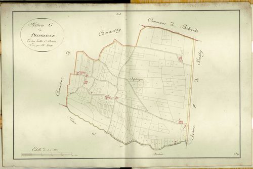 Section G dite de Delphingue, feuille n°1.