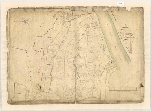 Section A dite du Port Maçon, feuille unique (parcelles 1-597).