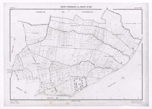 Section AC. Feuille renouvelée pour 1959.