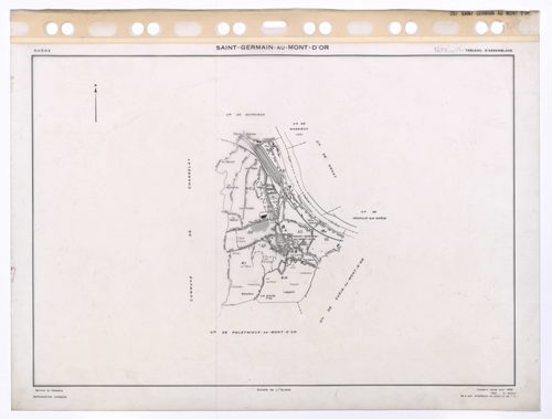 Tableau d'assemblage (TA). Cadastre révisé pour 1959. 2e édition à jour pour 1980.