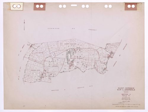 Section A feuille n°2. Plan révisé pour 1937. Edition à jour pour 1985.