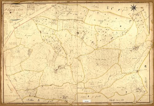 Section B dite du Gay, feuille unique (parcelles 1-769).