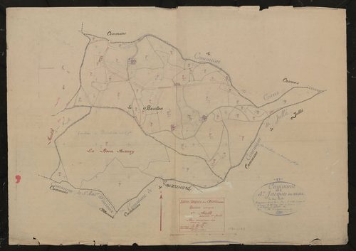 Section unique 6e feuille (ancienne 5e feuille). Plan révisé pour 1933.
