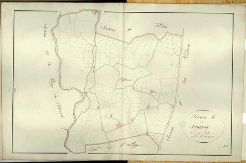 Section E dite de Jasseron, feuille unique.