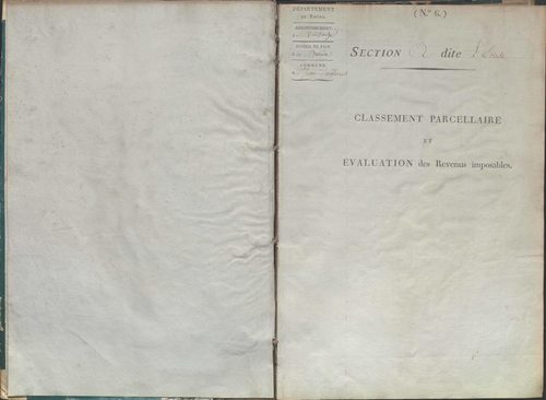 État de sections.