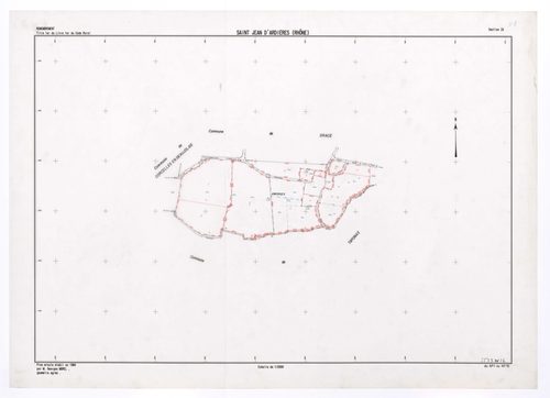 Section ZA. Plan établi en 1984.