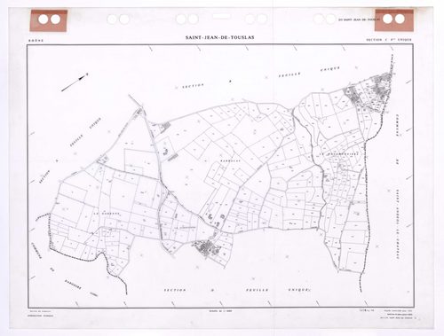 Section C feuille unique. Feuille renouvelée pour 1952. Edition à jour pour 1986.