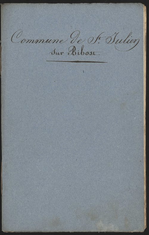 Saint-Julien-sur-Bibost, 19 octobre 1827.