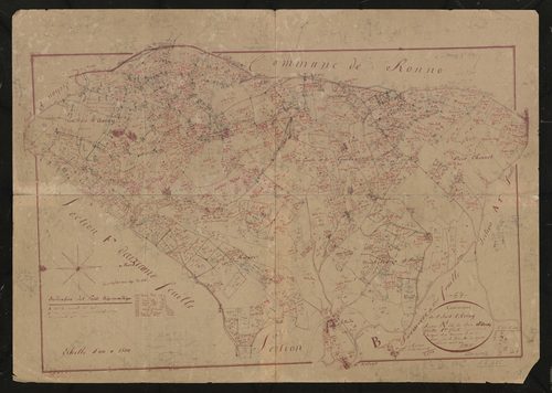 Section A dite des Bois d'Avray 1ère feuille.
