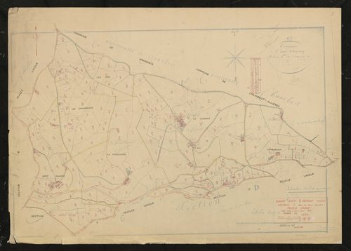 Section C dite de Saint-Maurice feuille unique. Plan mis à jour pour 1967.
