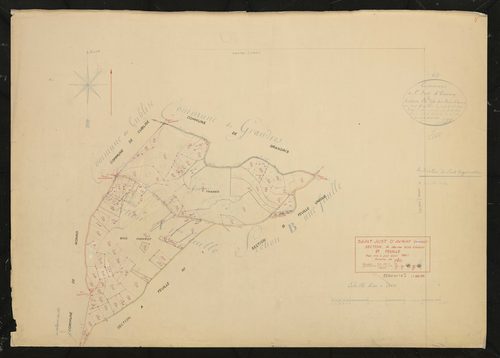 Section A dite des Bois d'Avray feuille n°2. Plan mis à jour pour 1967.