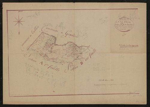 Section A dite des Bois d'Avray feuille n°2.