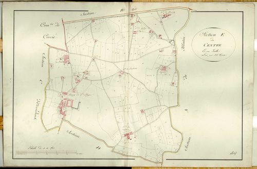 Section E dite du Centre, feuille unique.