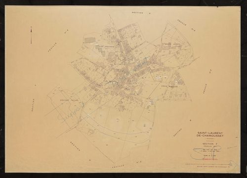Section F feuille n°1. Plan révisé pour 1948. 2e édition à jour pour 1978.