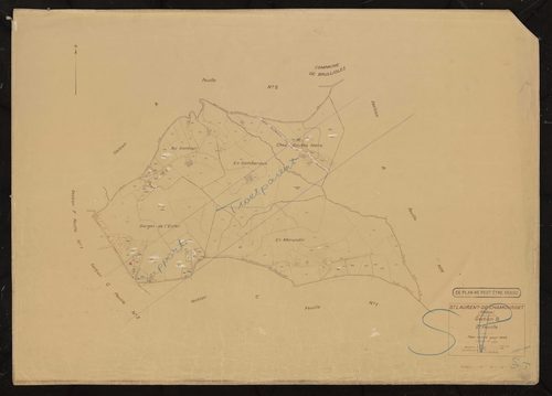 Section B 2e feuille. Plan révisé pour 1948.