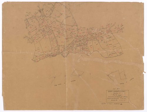 Section C feuille unique. Levé effectué du 1er au 23 juin 1938 : planchette n°4.