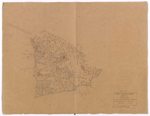 Section C feuille unique. Levé effectué du 9 au 31 mai 1938 : planchette n°3.