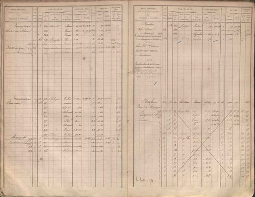 État de sections et matrice des propriétés foncières.
