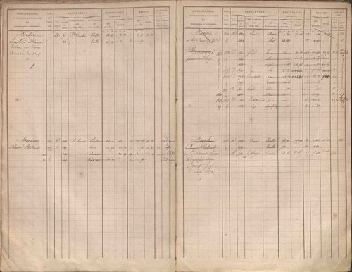 État de sections et matrice des propriétés foncières.