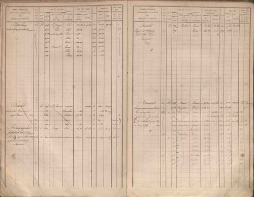État de sections et matrice des propriétés foncières.