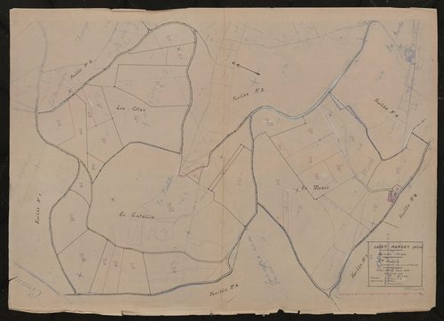 Section unique 5e feuille (partie de l'ancienne 1ère feuille). Plan révisé pour 1933.