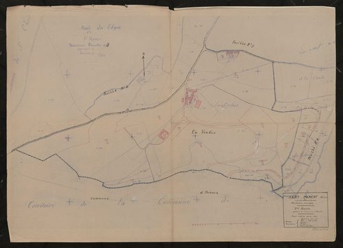 Section unique 7e feuille (partie de l'ancienne 2e feuille). Plan révisé pour 1933.