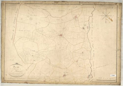 Section unique, feuille n°1 (parcelles 1-276).