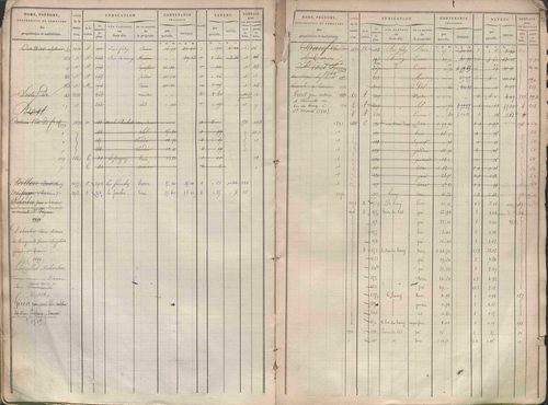 État de sections et matrice des propriétés foncières.