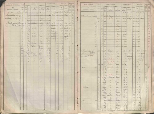 État de sections et matrice des propriétés foncières.
