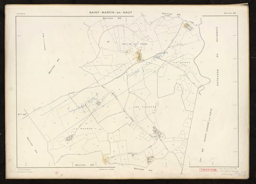 Section AE. Feuille renouvelée pour 1957.