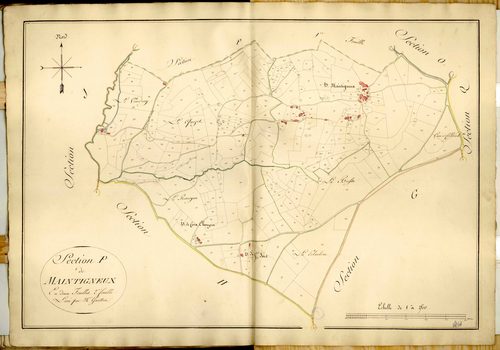 Section P dite de Maintigneux, feuille n°2.