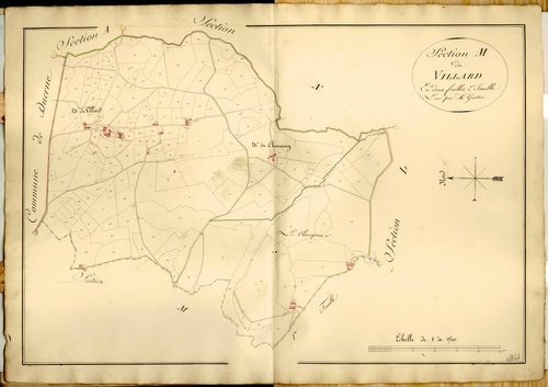 Section M dite du Villard, feuille n°2.