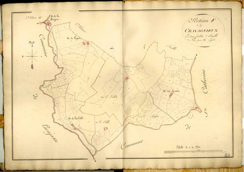 Section F dite de Chavagnieux, feuille n°2.