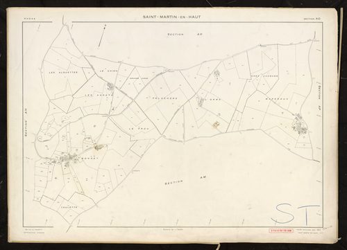 Section AO. Feuille renouvelée pour 1957.