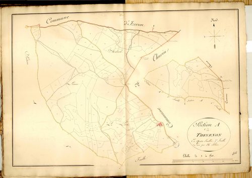 Section A dite du Thevenon, feuille n°2.
