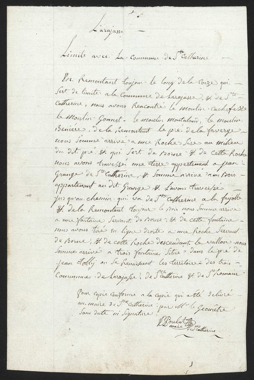 Saint-Maurice-sur-Dargoire, 23 Ventôse an XII.
