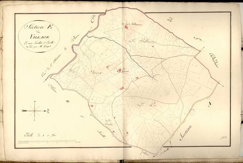 Section E dite du Village, feuille n°2.
