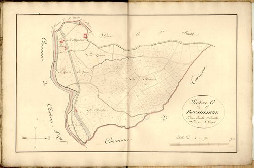 Section G dite de la Roussilière, feuille n°2.